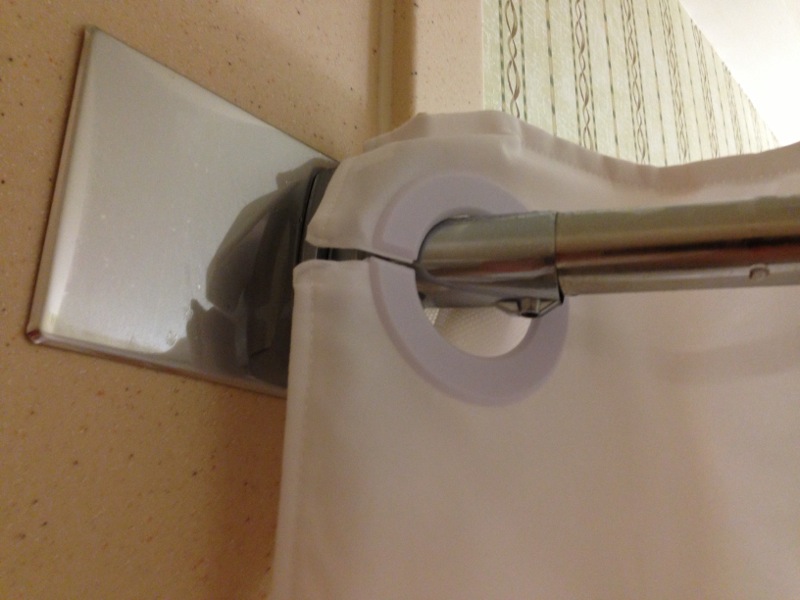 Shower curtain rod