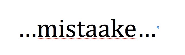 Mistaake