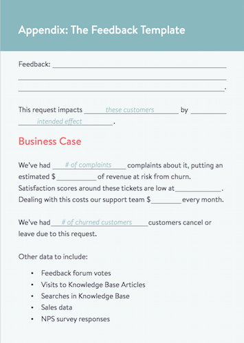 Kayako feedback template 