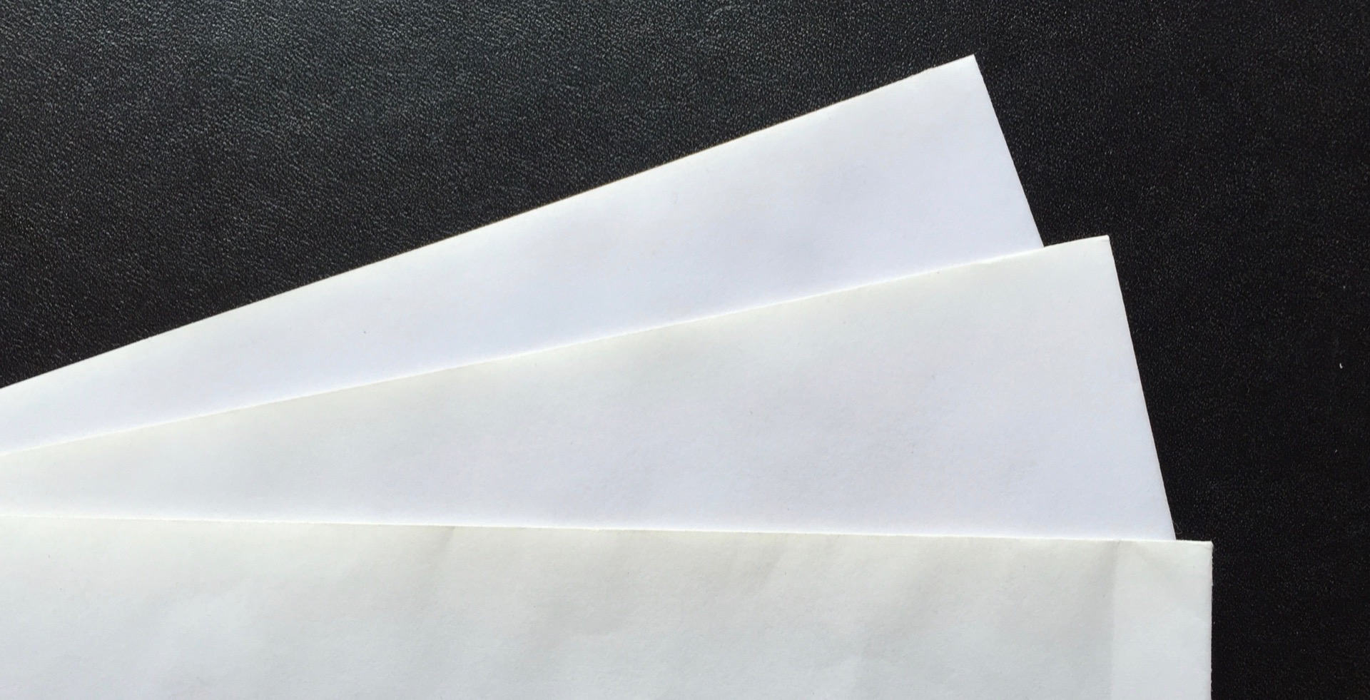 The three envelopes Three envelopes